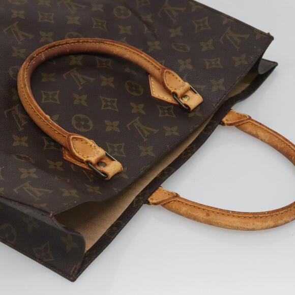 LOUIS VUITTON Monogram Sac Plat Hand Bag M51140 - Picture 6 of 12